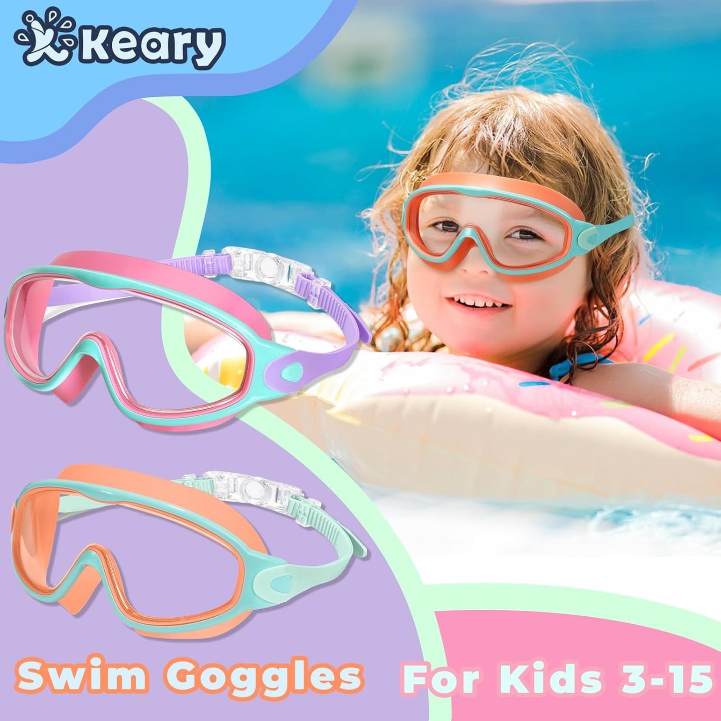 UV Protection Anti-Fog Pro Swimming Goggles